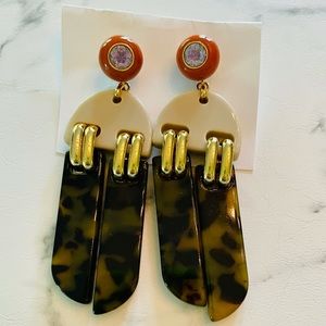 Kate Spade tortoiseshell earrings